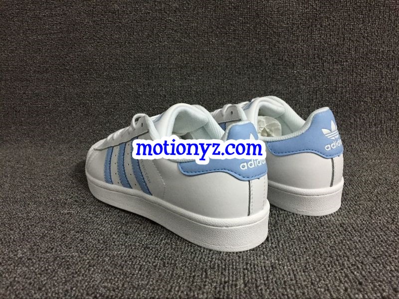 Adidas Superstar Light Blue Stripes